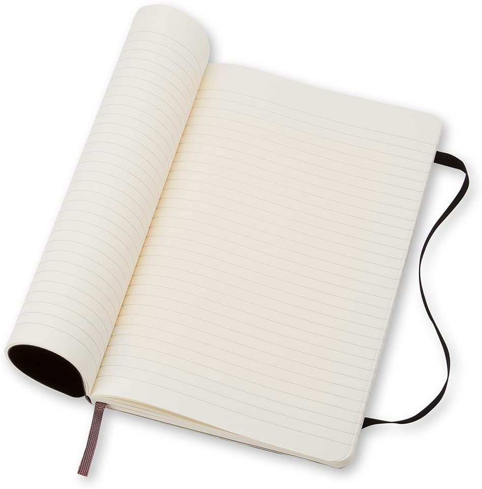 Moleskine Notatbok Myk Linjert Sort Pkt