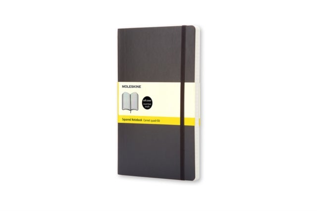 Moleskine Notatbok Ruter Soft Sort PK
