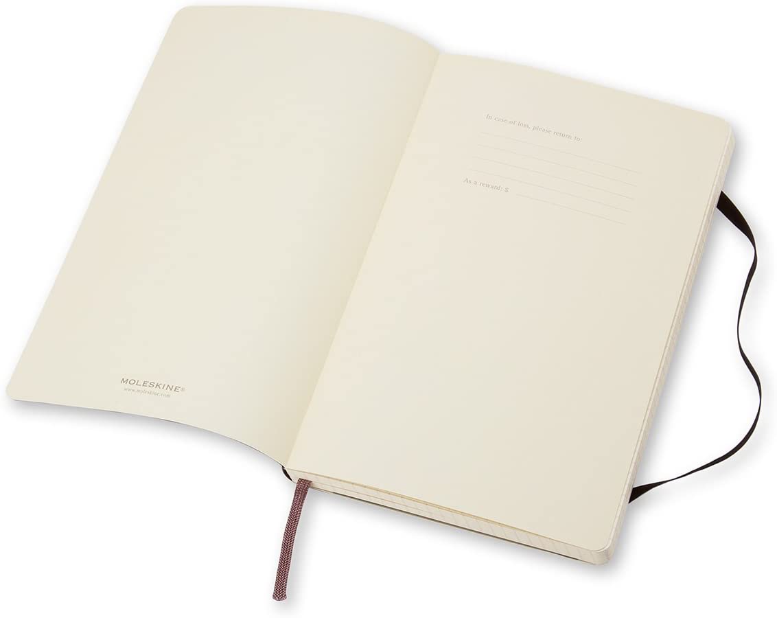 Moleskine Notatbok Ruter Soft Sort PK