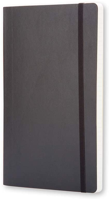 Moleskine Soft Large Squared Notebook Black