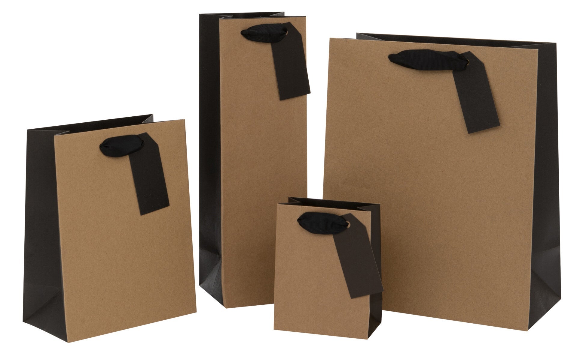 Gavepose Small Ribbed Kraft/Black