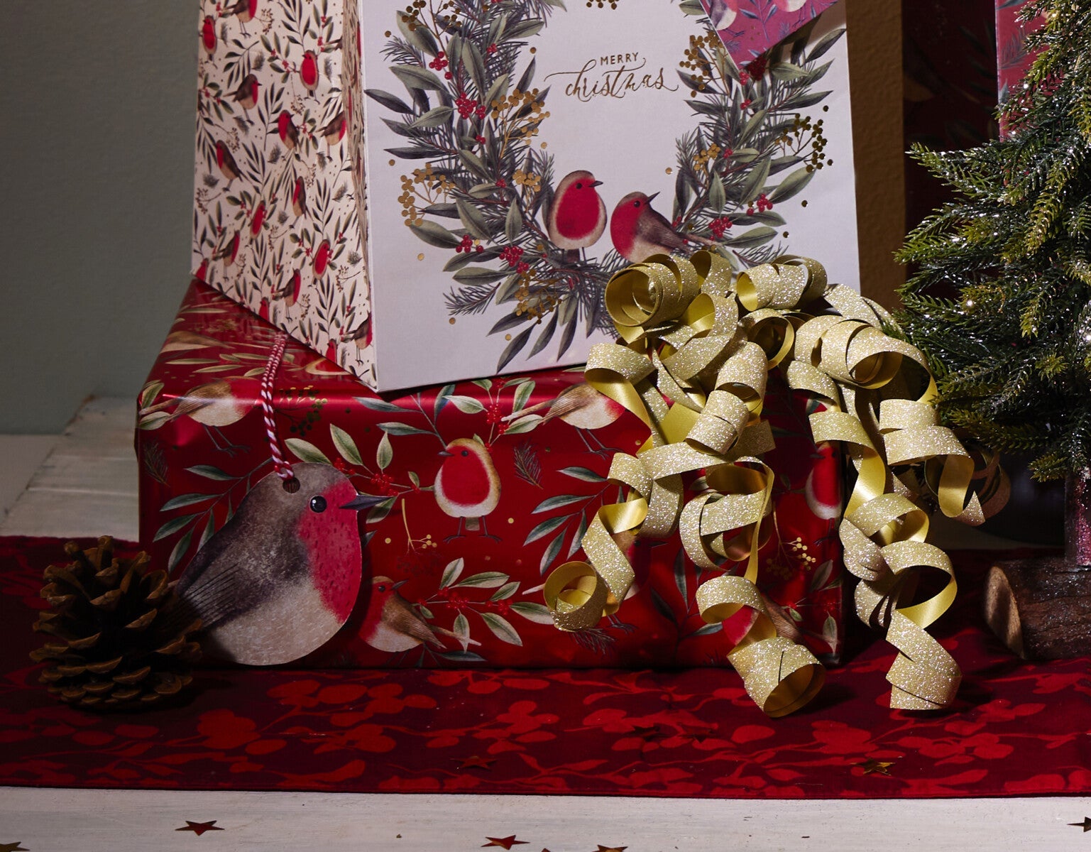 Gavemerkelapper 6pk Robins