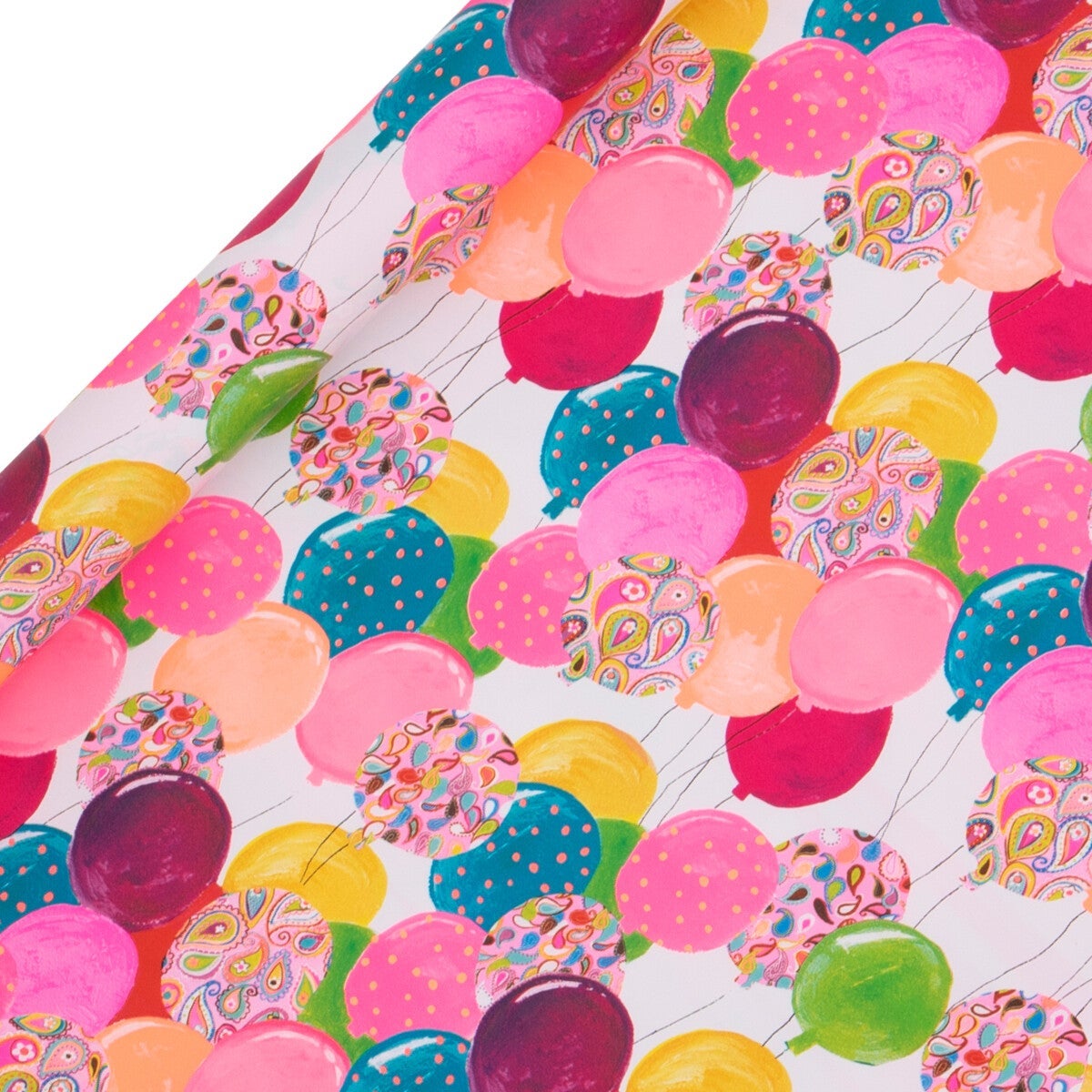 Gavepapir 4m Ps Balloons Pink