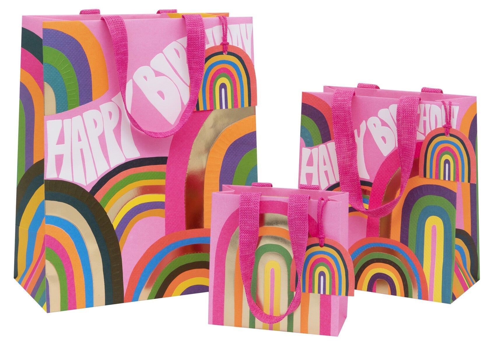 Gavepose Large Ps Retro Rainbows