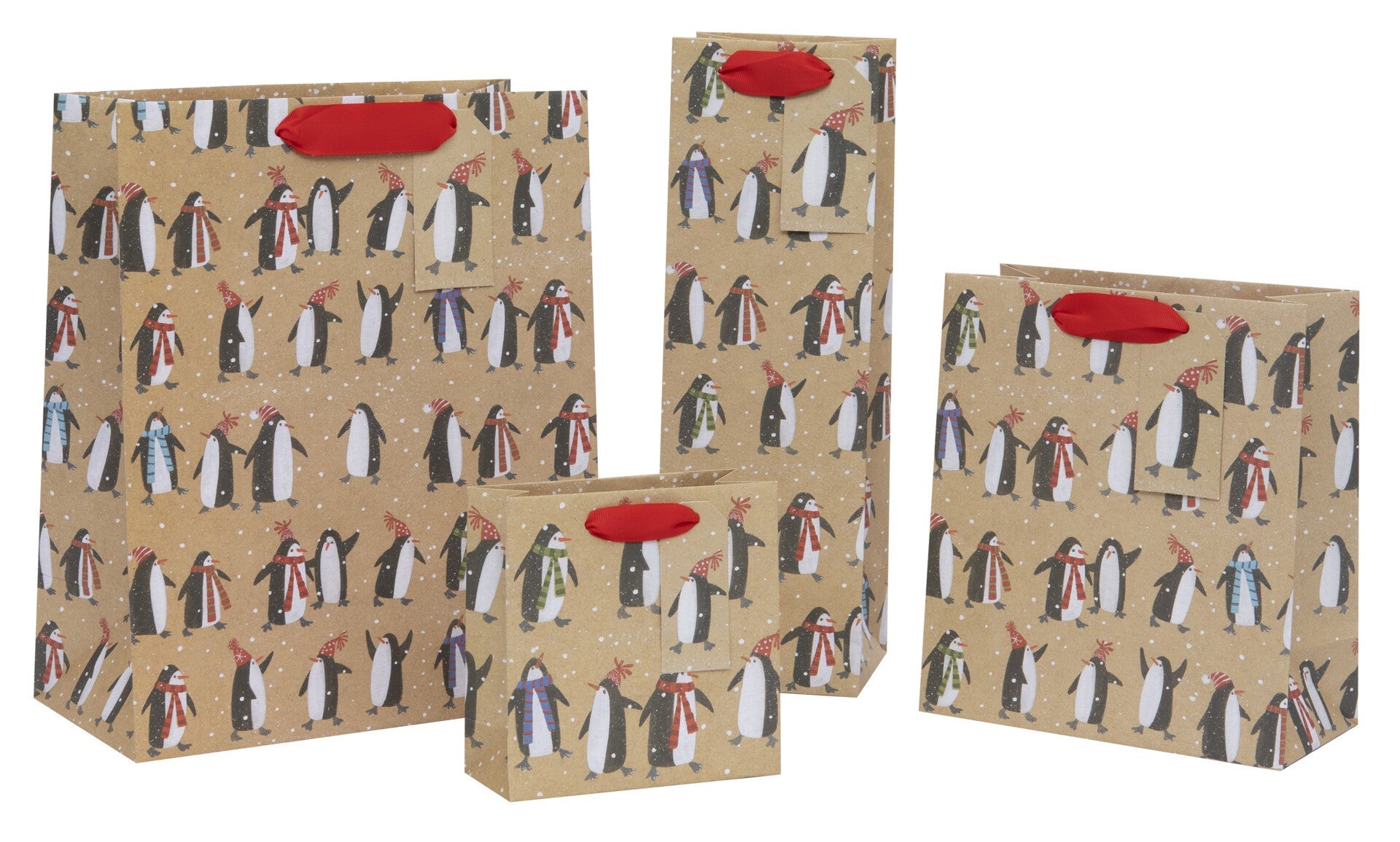 Gavepose Flaske Kraft Party Penguins