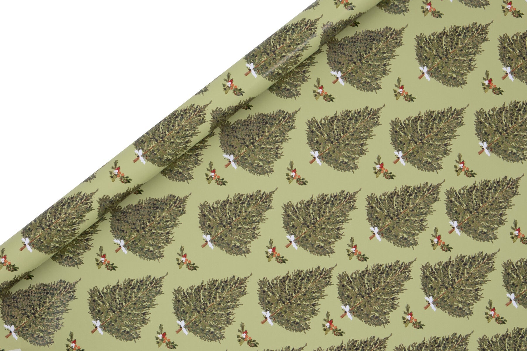 Gavepapir 4m Sd Fir Tree Grønn