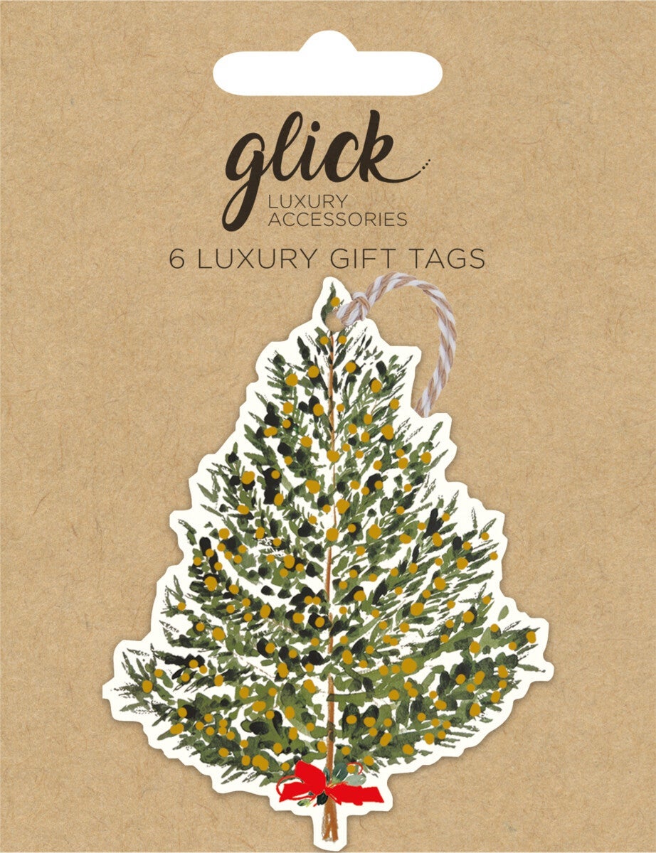 Gavemerkelapper 6pk Sd Fir Tree