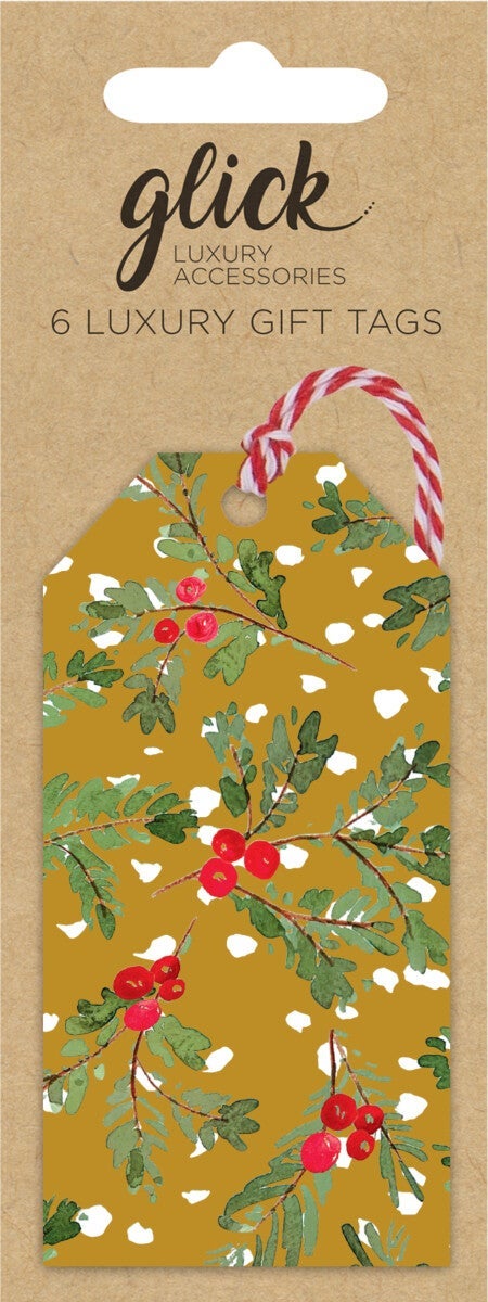 Gavemerkelapper 6pk Sd Godlen Sprigs