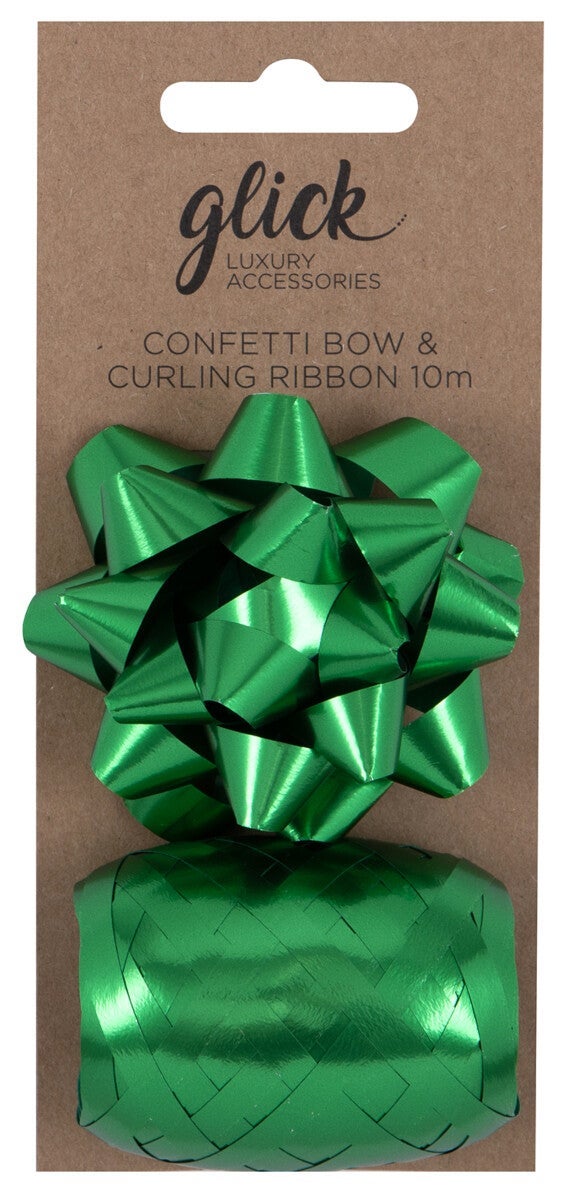 Rosett og Gavebånd Grønn