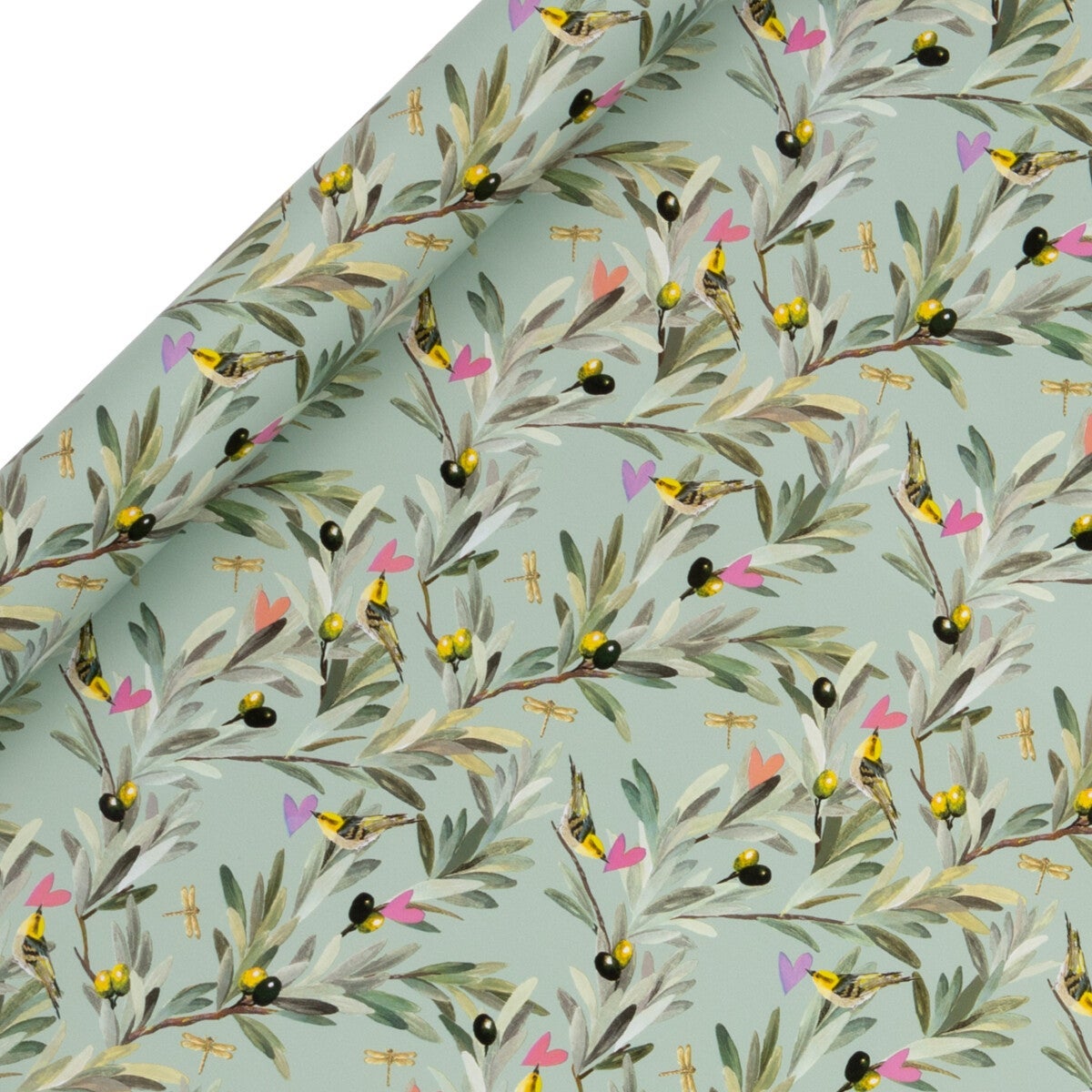 Gavepapir 4m Olive Grove