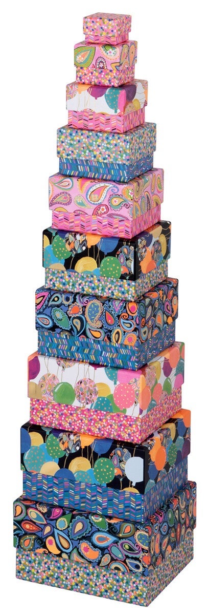 Gaveesker i sett Pastiche Square (10)