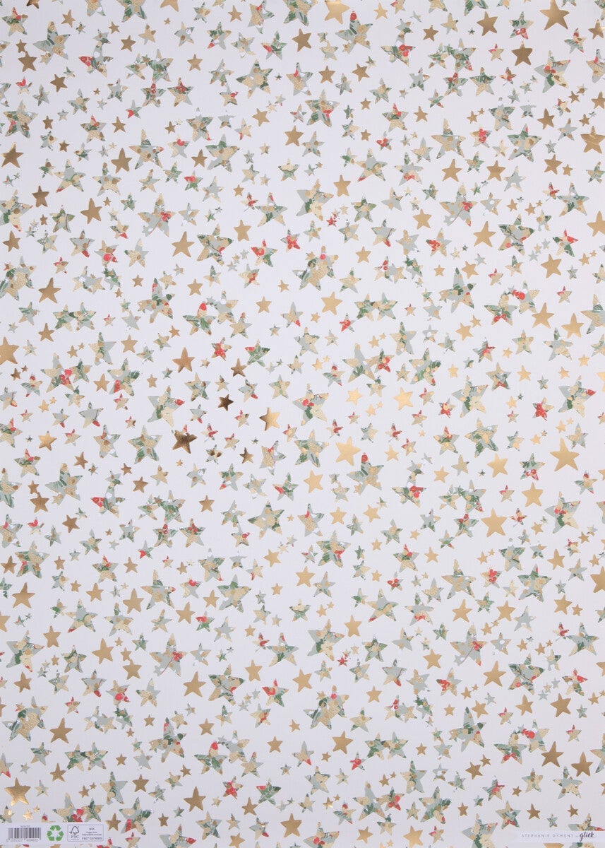 Gavepapir 4m Stars
