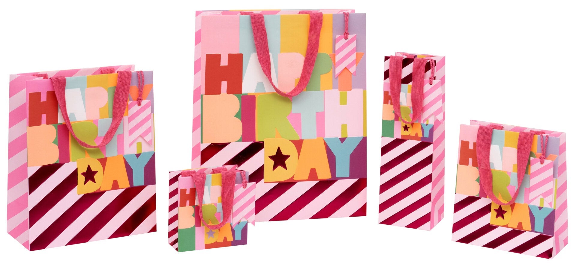 Gavepose Fluorescent Fuchsia Shopper