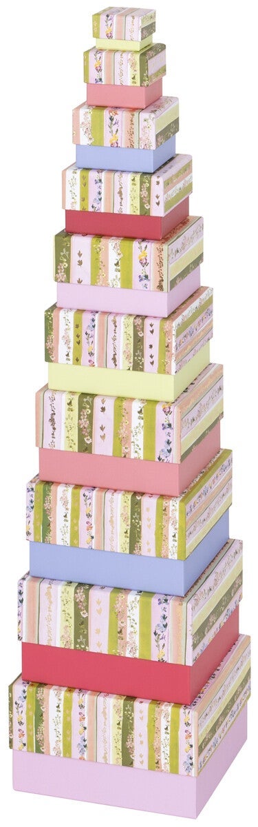 Gaveesker i sett Linea Floral (10)