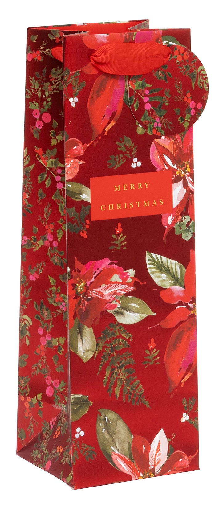 Gavepose Flaske Perfect Poinsettia Red