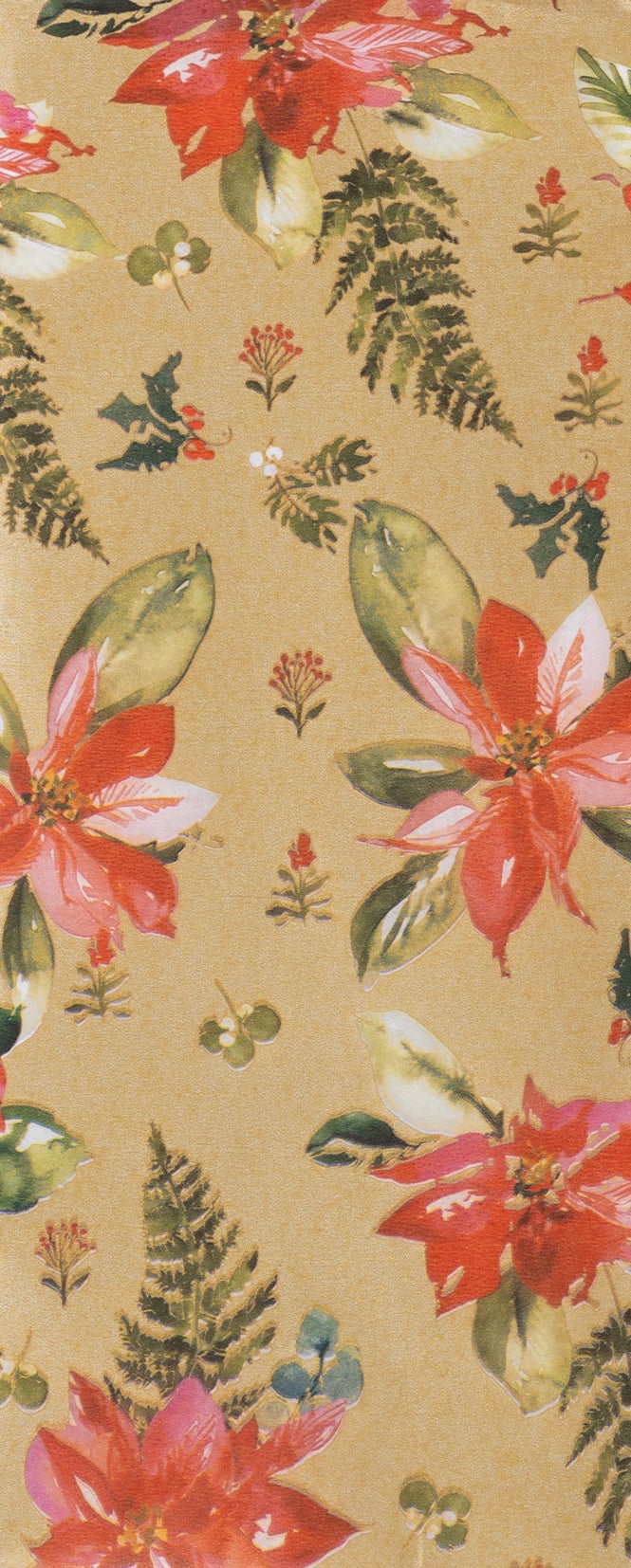 Silkepapir Perfect Poinsettia Gold