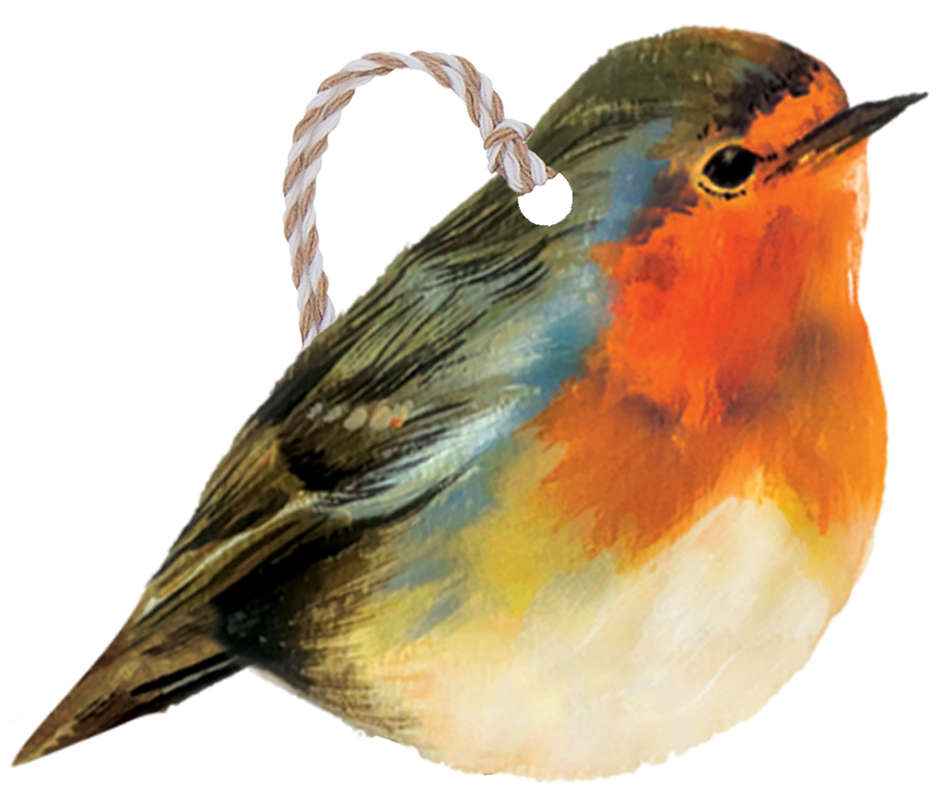 Gavemerkelapper 6pk Holly Harmony Robin