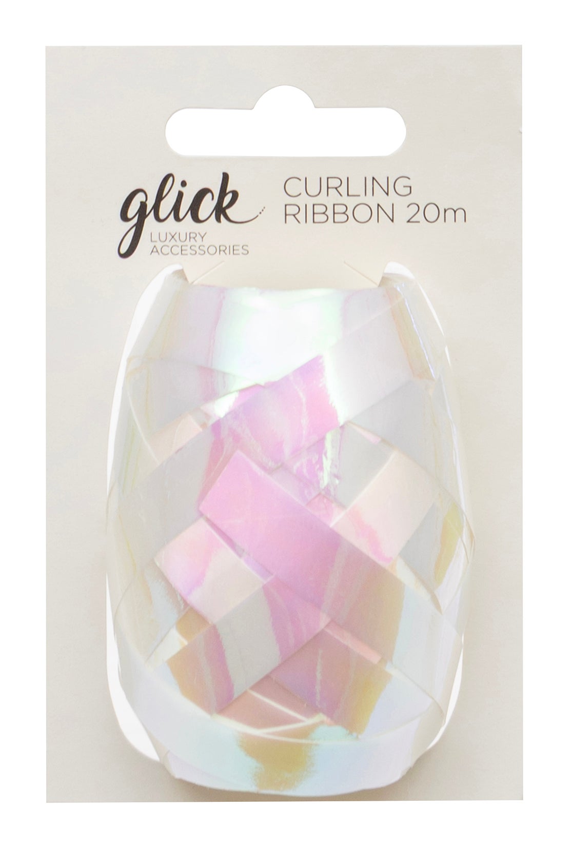 Gavebånd 1cm x 20m Irridescent White