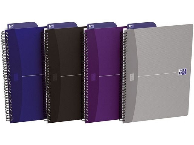 Notatbok Oxford Essentials B5 linjer ass