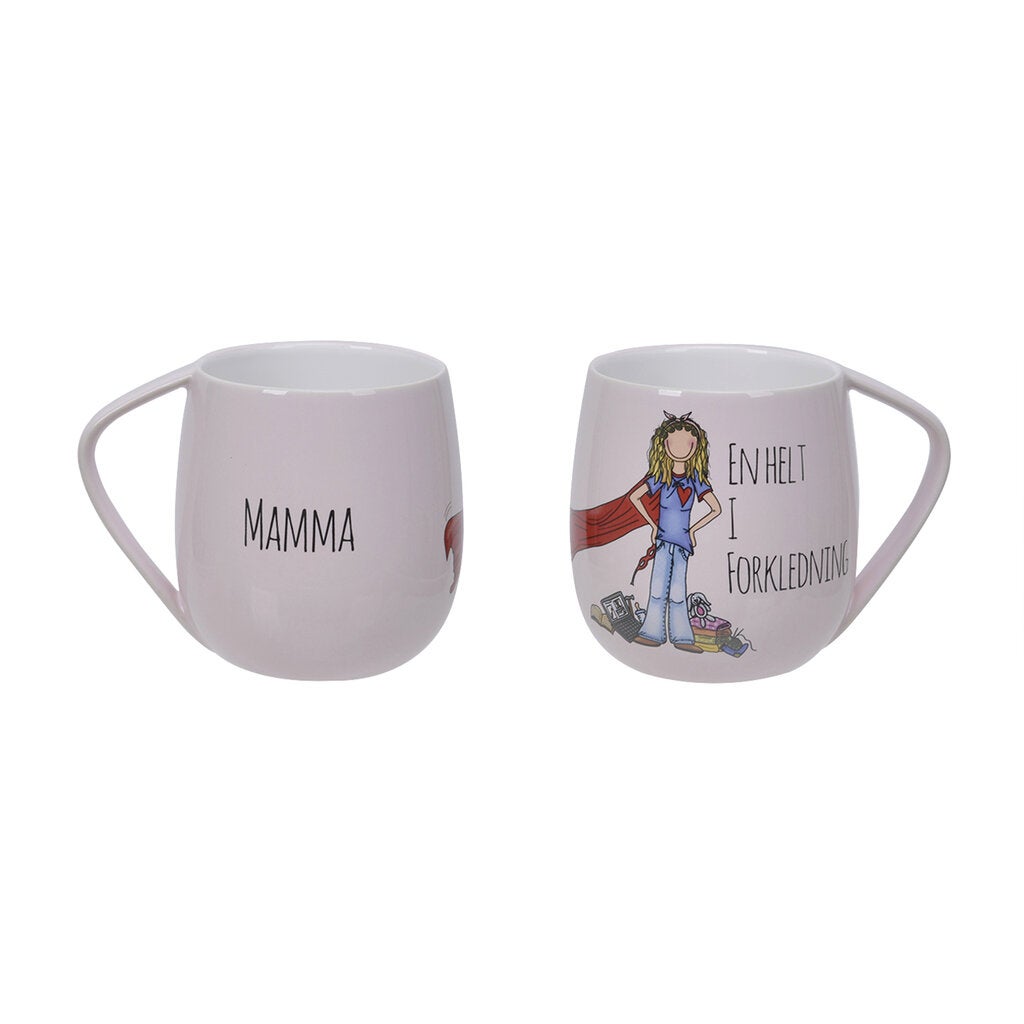 Kopp Lykketegning 40 cl Mamma rosa