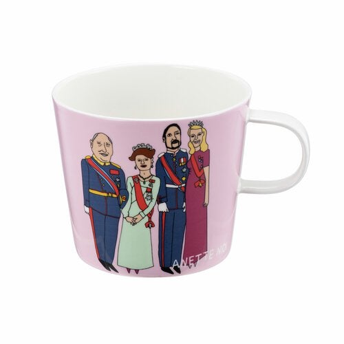 Kopp Anette Moi Kongefamilien Rosa 27cl