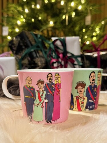 Kopp Anette Moi Kongefamilien Rosa 27cl