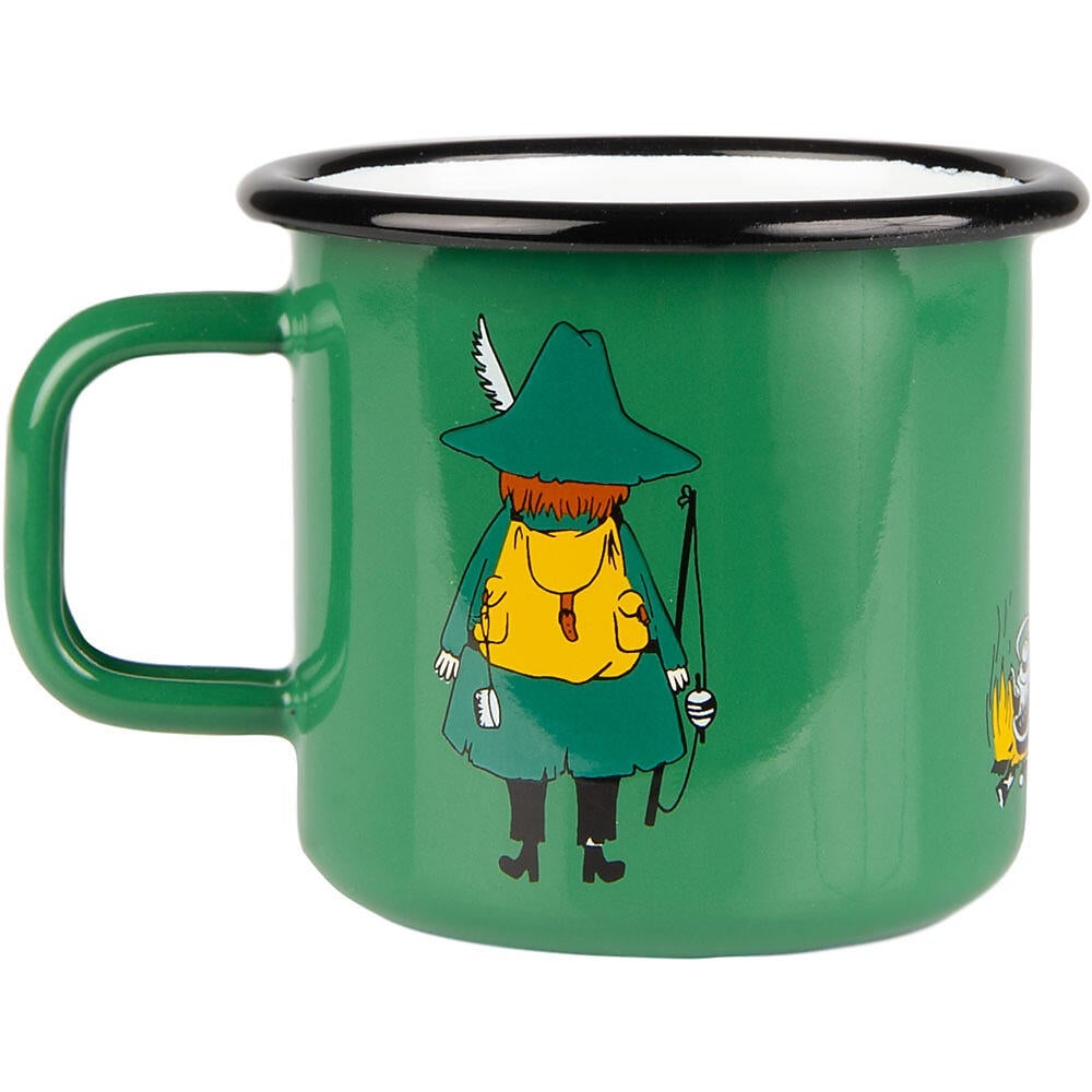 Mummikopp Emalje Snusmumrikken 0,37L Grønn