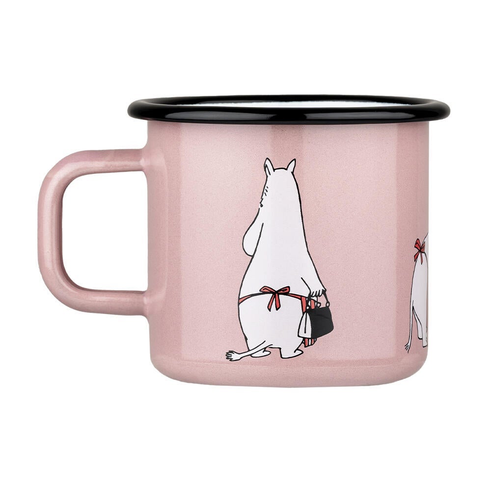 Mummikopp Emalje Mummimamma 3,7dl Rosa