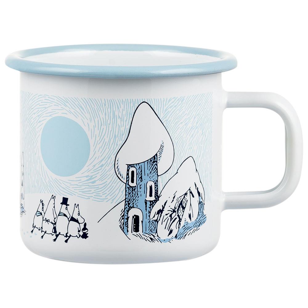 Mummikopp Emalje Snø i Dalen 3,7dl