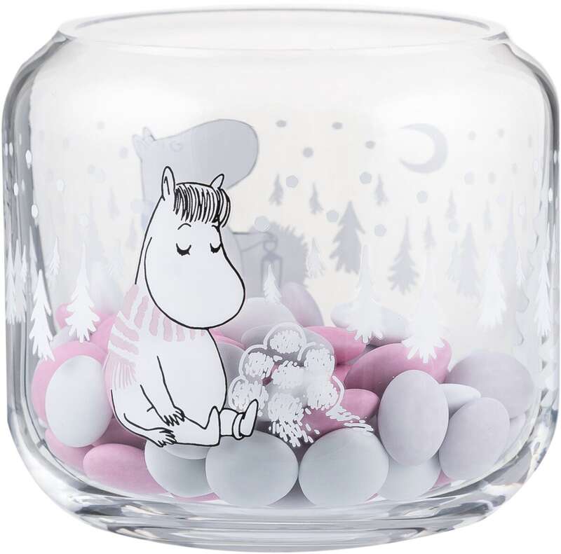 Telysholder Mummi Snøfall 9cm