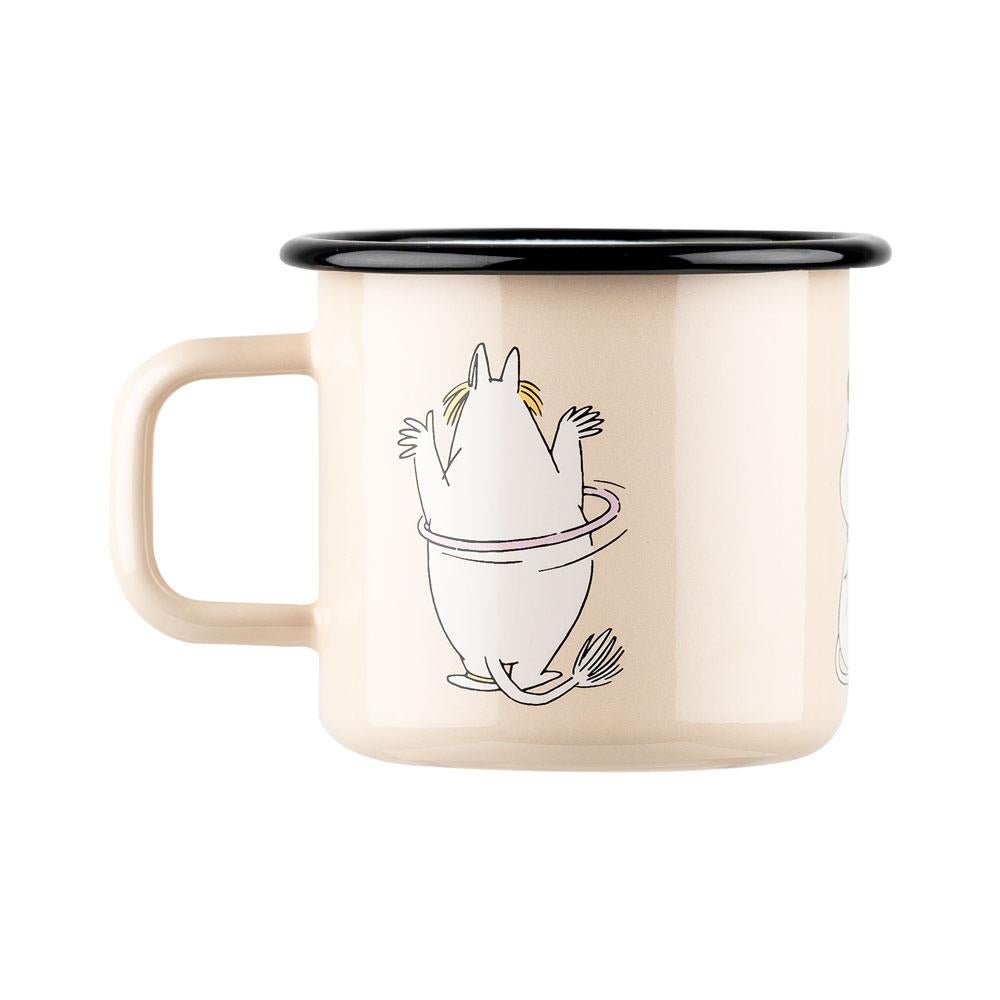 Mummikopp Emalje Sorkfrøken 3,7 dl Beige