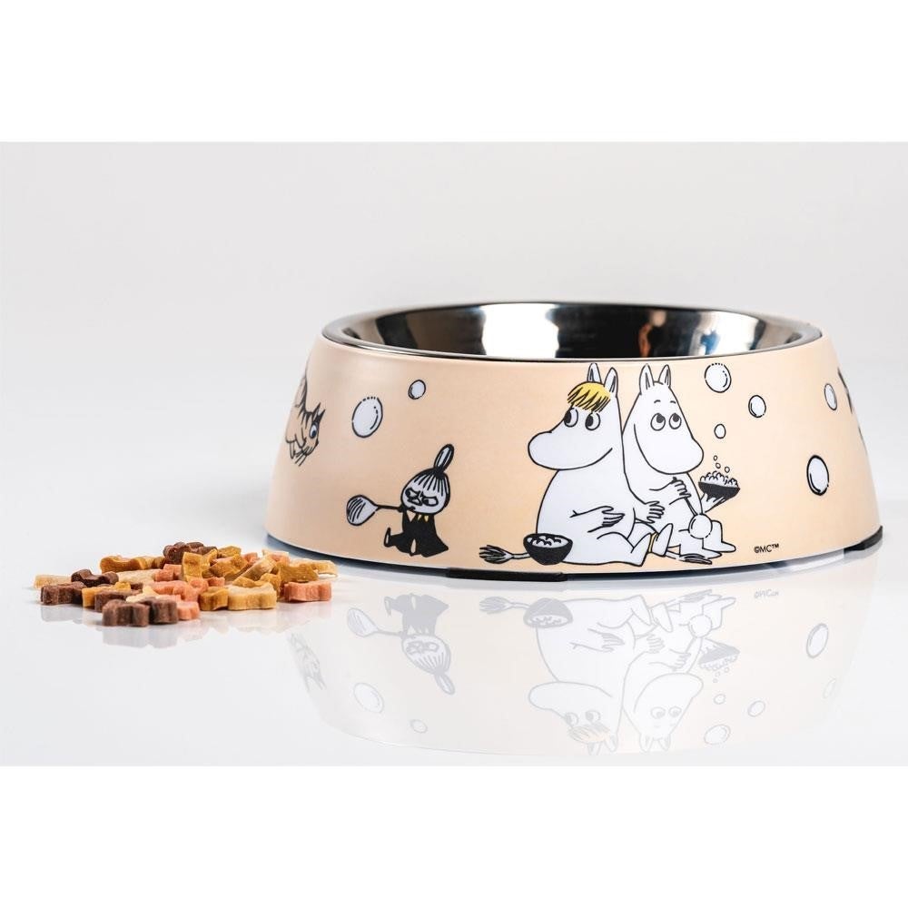 Mummi Pet Matskål Medium Beige