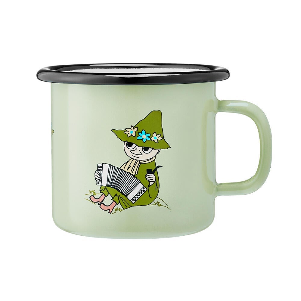 Mummikopp Emalje Snusmumrikken 2,5 dl Grønn