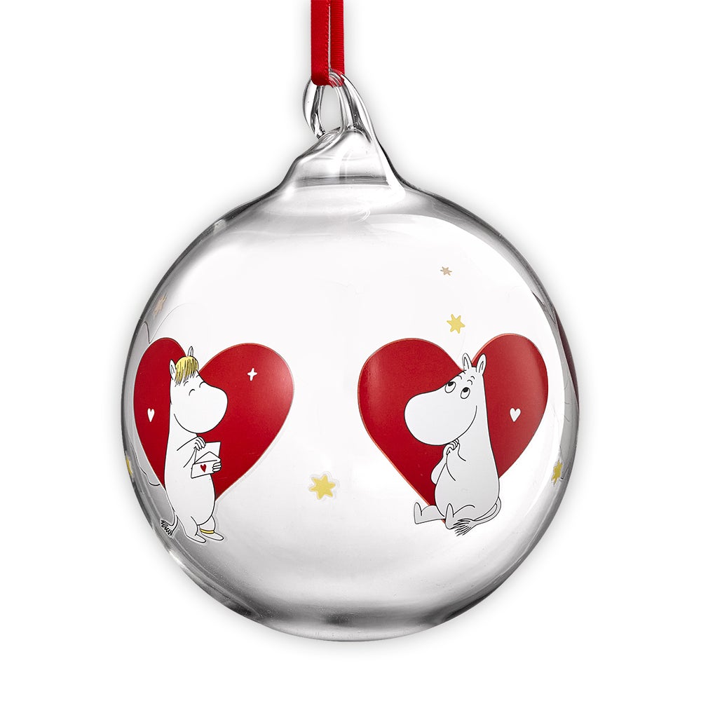 Dekorasjonskule Mummi Hjerte 9 cm