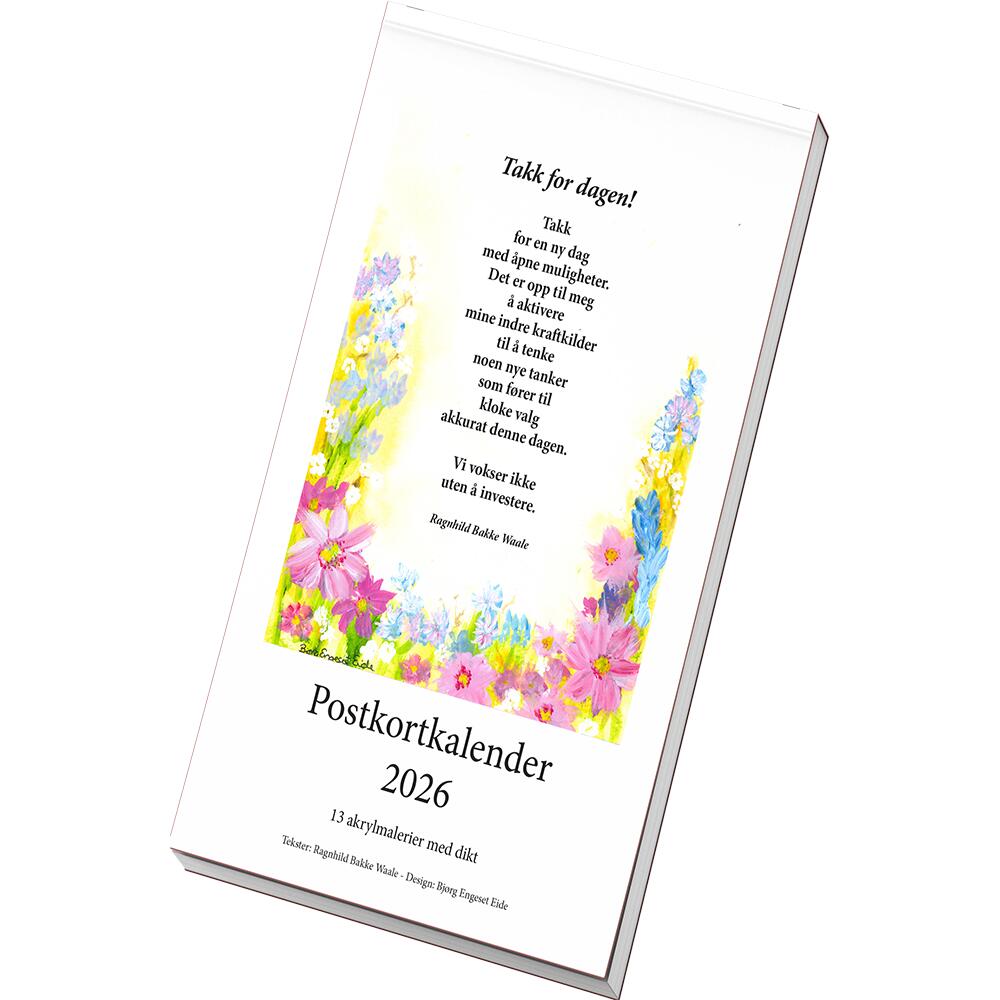 Postkortkalender 2026 Ragnhild Bakke Waale