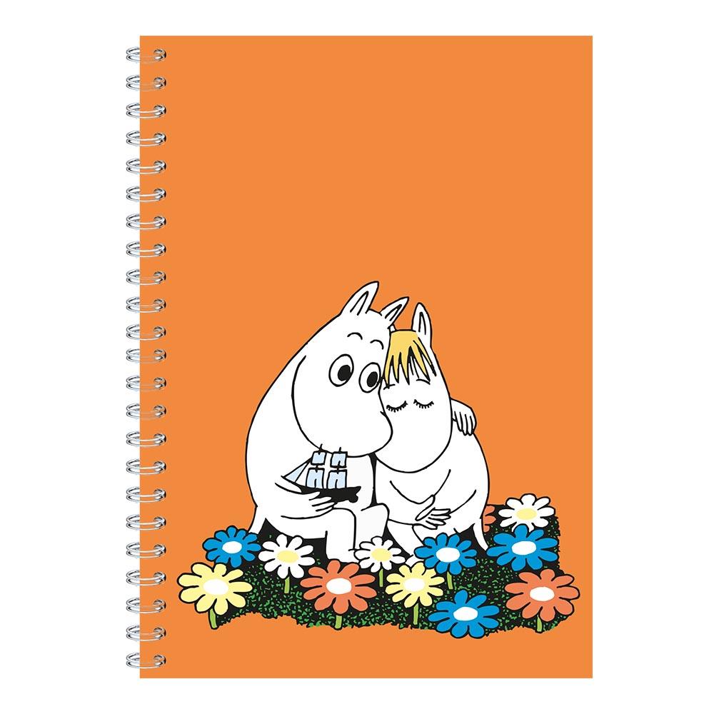 Notatbok Mummirollet og Snorkfrøken A5 Orange