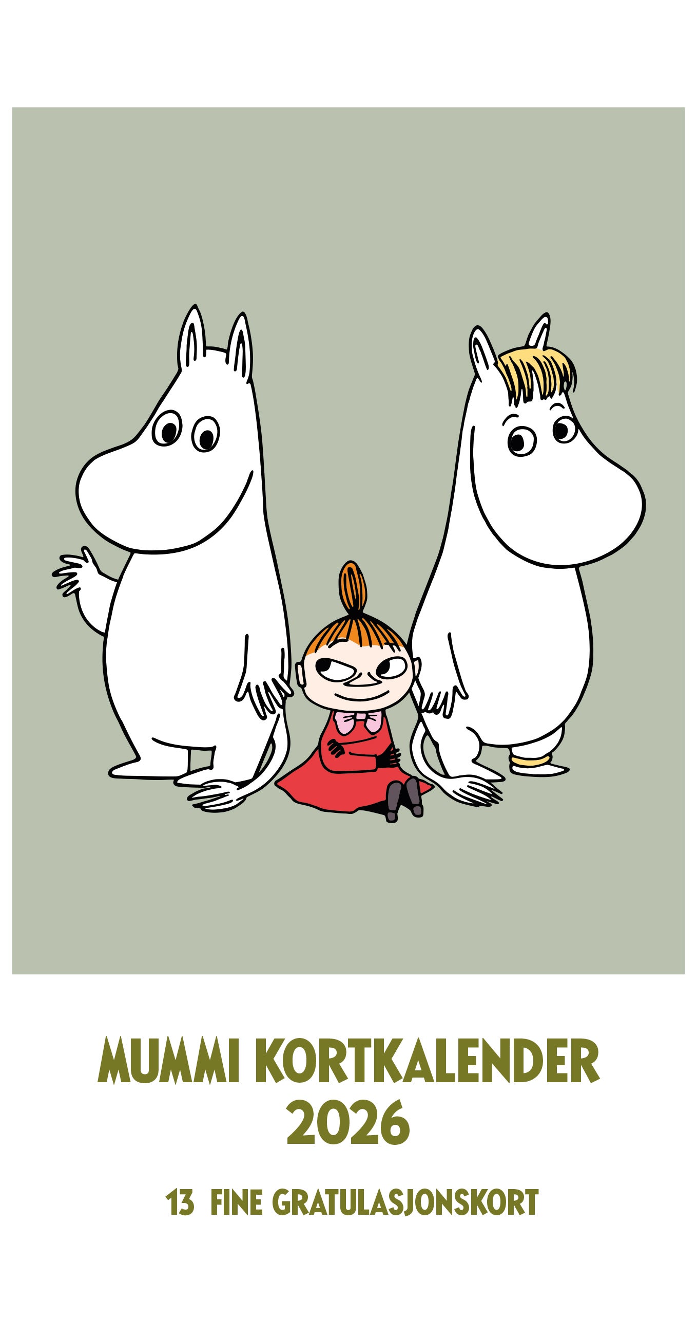 Postkortkalender 2026 Mummi