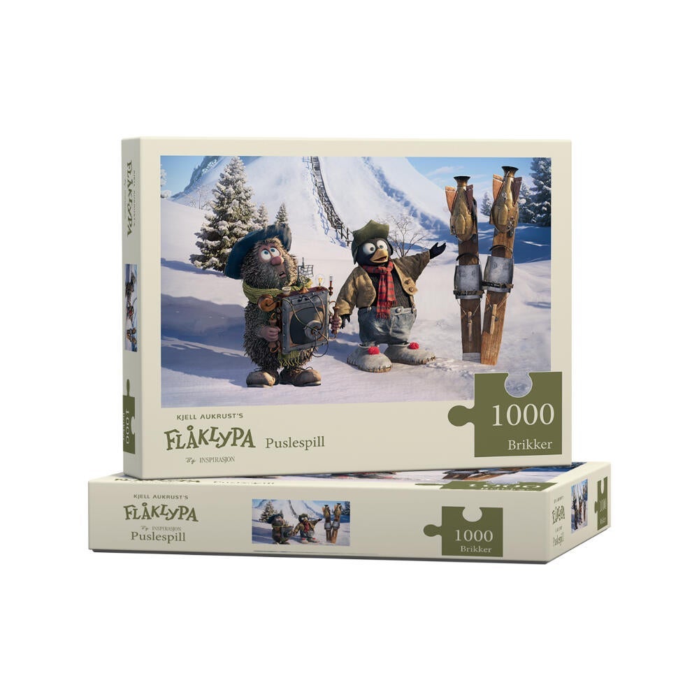Puslespill 1000 Flåklypa Rekorden