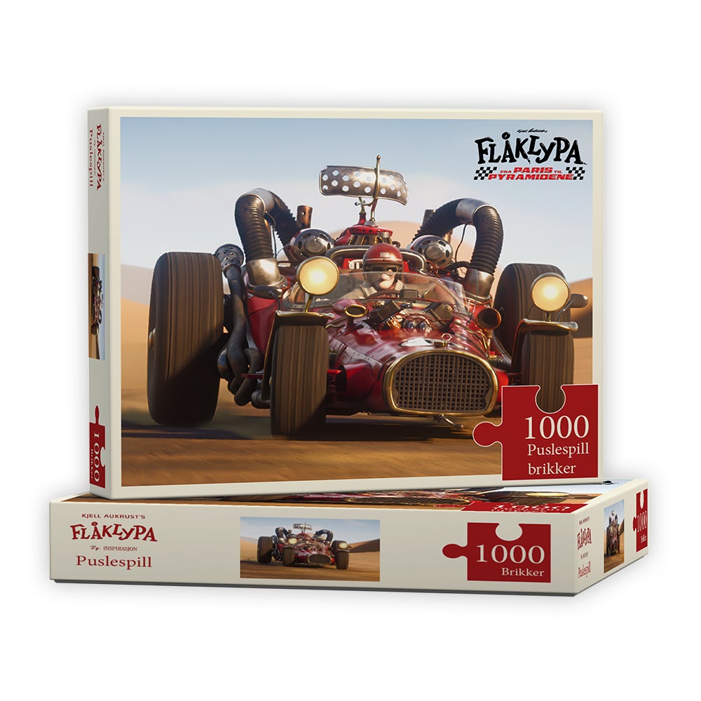 Puslespill 1000 Flåklypa Il Tempo Gigante