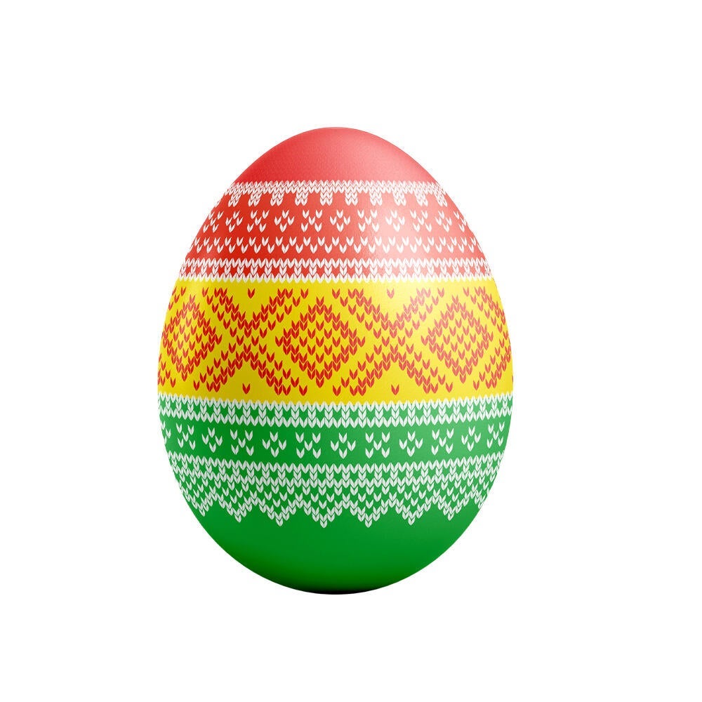 Påskeegg Marius Flerfarget 15 cm