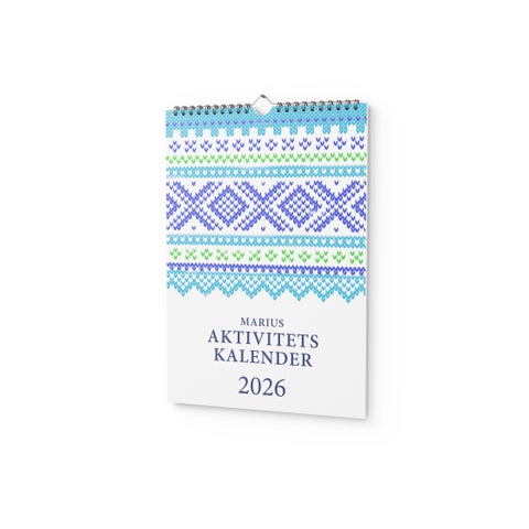 Aktivitetskalender 2026 Marius