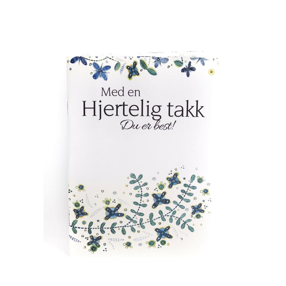 Så mye mer enn et kort Hjertelig takk