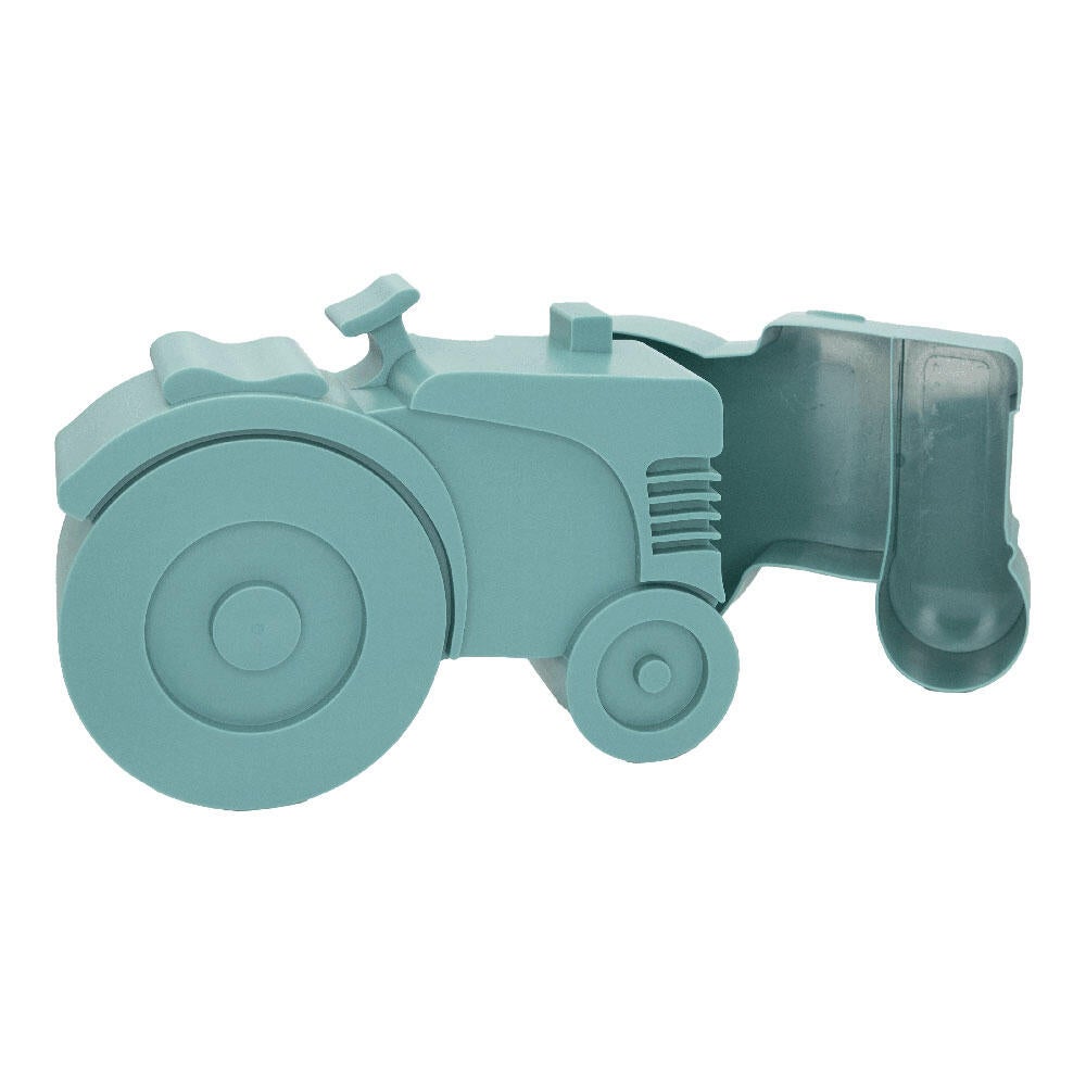 Matboks Blafre i plast Traktor blågrønn