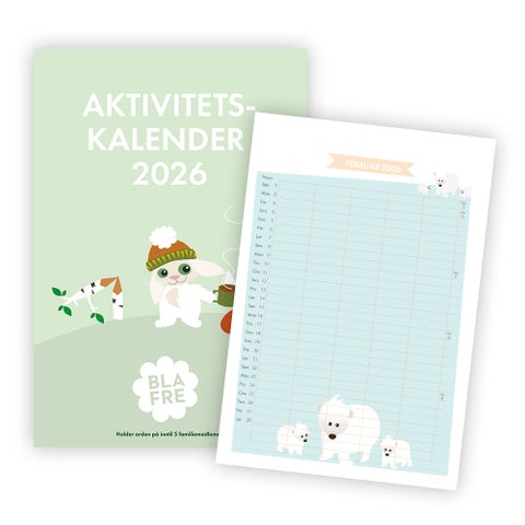 Aktivitetskalender 2026 Blafre
