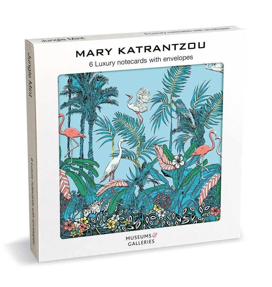 Kortpakke Mary Katrantzou Jungle Mint 6pk