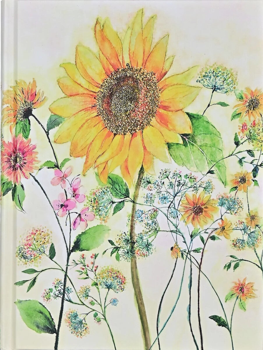 Notatbok Watercolor Sunflower