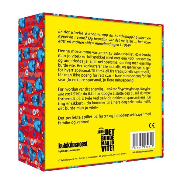 Spill Det Burde Man Jo Vite Ja Eller Nei