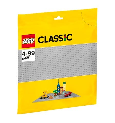 Lego Grå Basisplate 10701