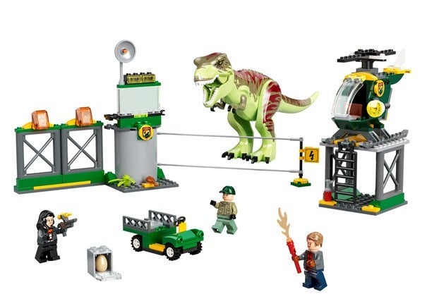 Lego T.rex på rømmen76944 - 75941
