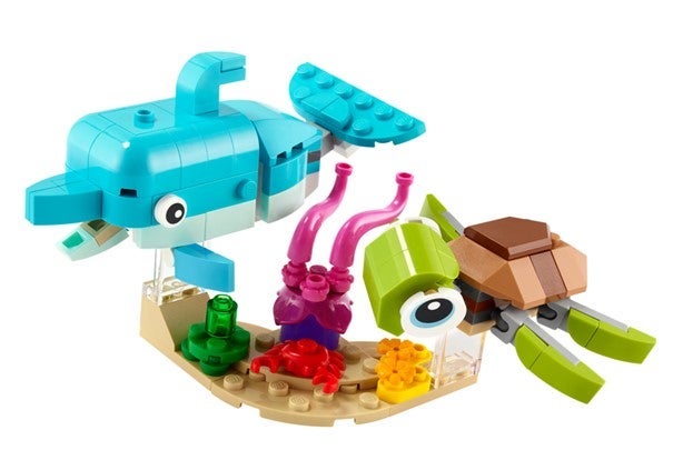 Lego Delfin og skilpadde 31128